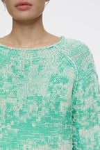 Crew Neck Long Sleeve - Green Kick - Femme