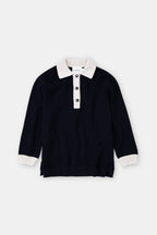 Polo Long Sleeve - Dark Night - Femme