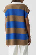 Sleeveless Polo - Ecru - Femme