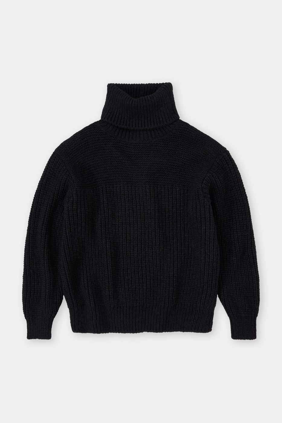 Chunky Roll Neck - Black - Femme