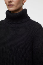 Chunky Roll Neck - Black - Femme