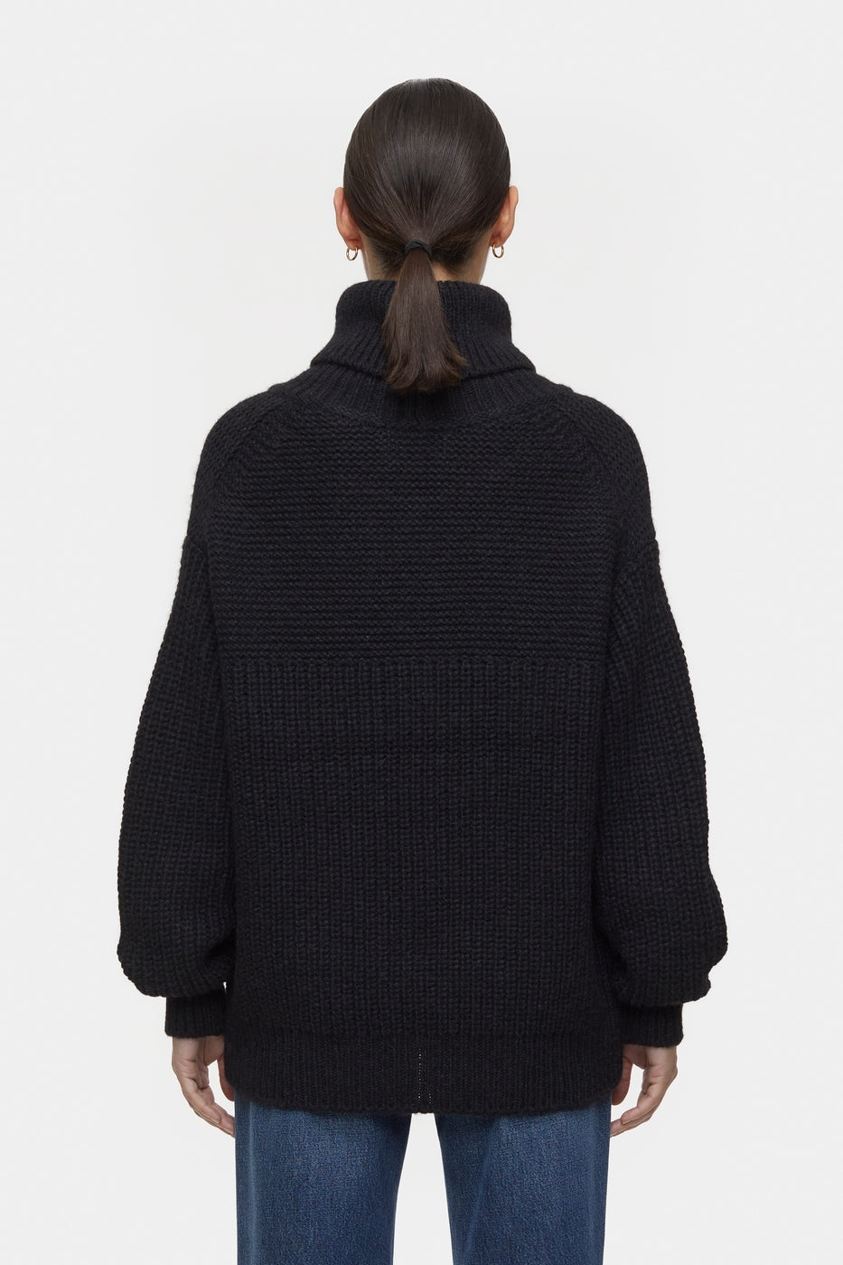 Chunky Roll Neck - Black - Femme