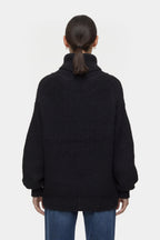 Chunky Roll Neck - Black - Femme