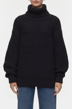 Chunky Roll Neck - Black - Femme