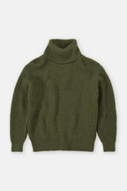Chunky Roll Neck - Industrial Green - Femme