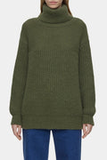 Chunky Roll Neck - Industrial Green - Femme