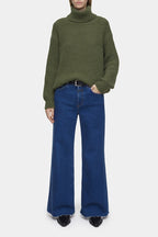 Chunky Roll Neck - Industrial Green - Femme