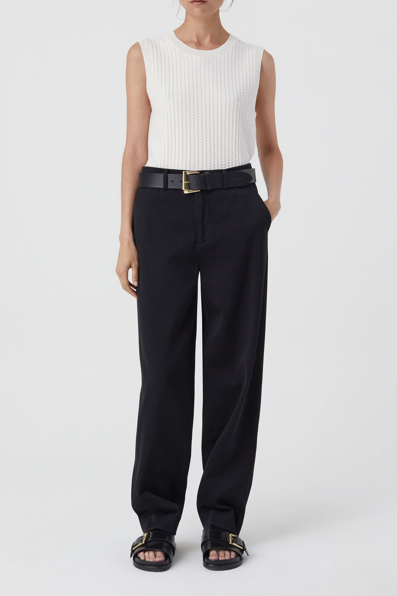 Vest Crew Neck - Ivory - Femme