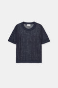 Crew Neck Short Sleeve - Space Blue - Femme