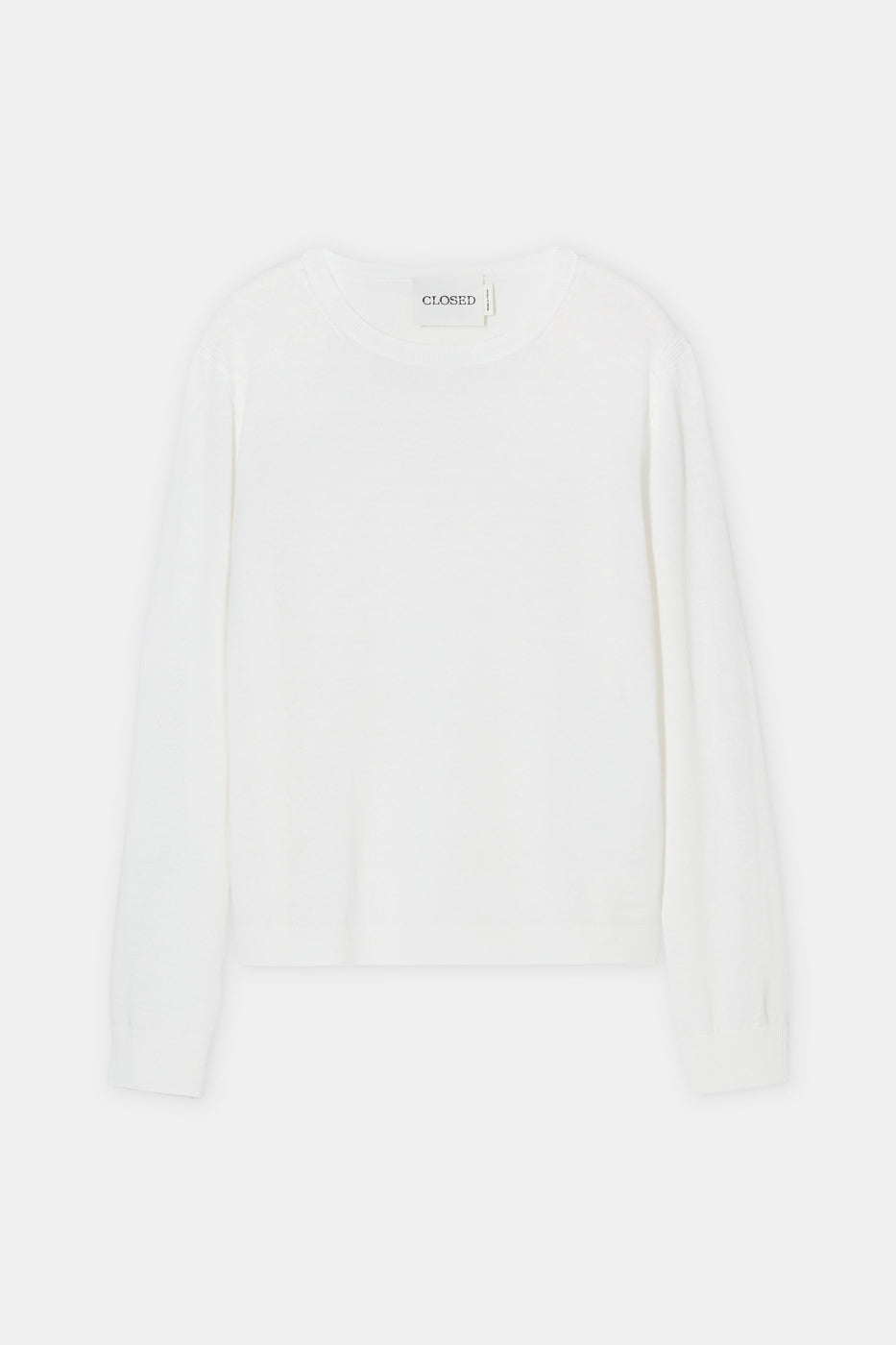 Longsleeve Crew Neck - Ivory - Femme