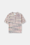 Henley Short Sleeve - Multi Colour - Femme
