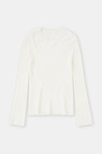 Crew Neck Long Sleeve - Ivory - Femme