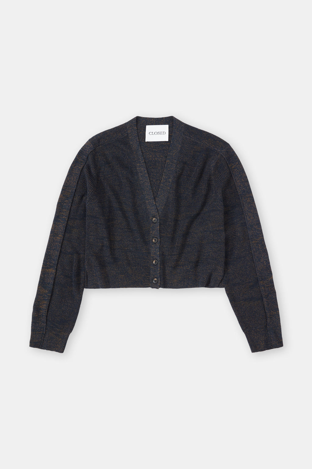 Cropped Cardigan - Smokey Blue - Femme