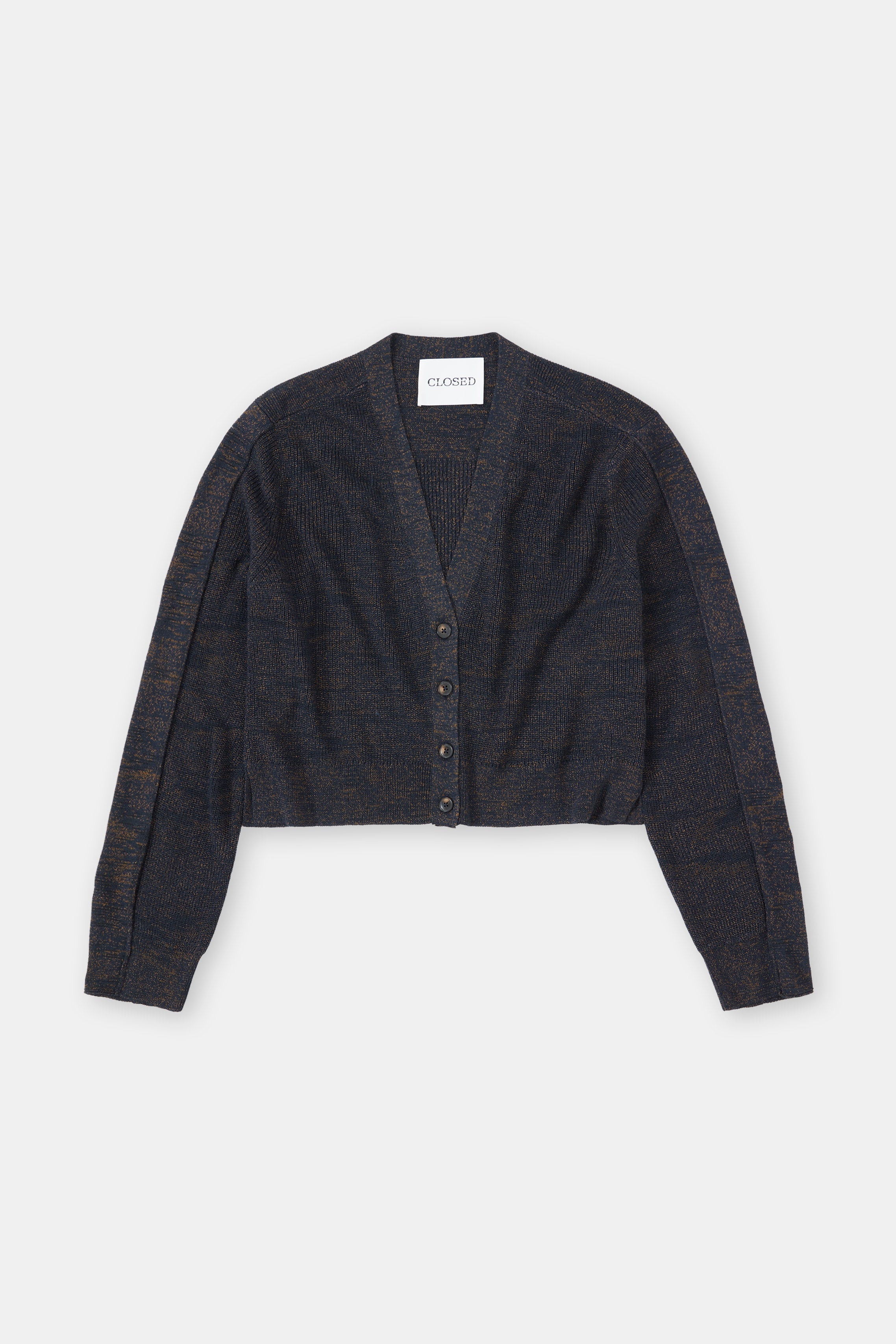 Cropped Cardigan - Smokey Blue - Femme