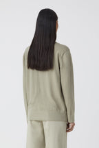 Vneck Long Sleeve - Grey Marble - Femme