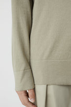 Vneck Long Sleeve - Grey Marble - Femme