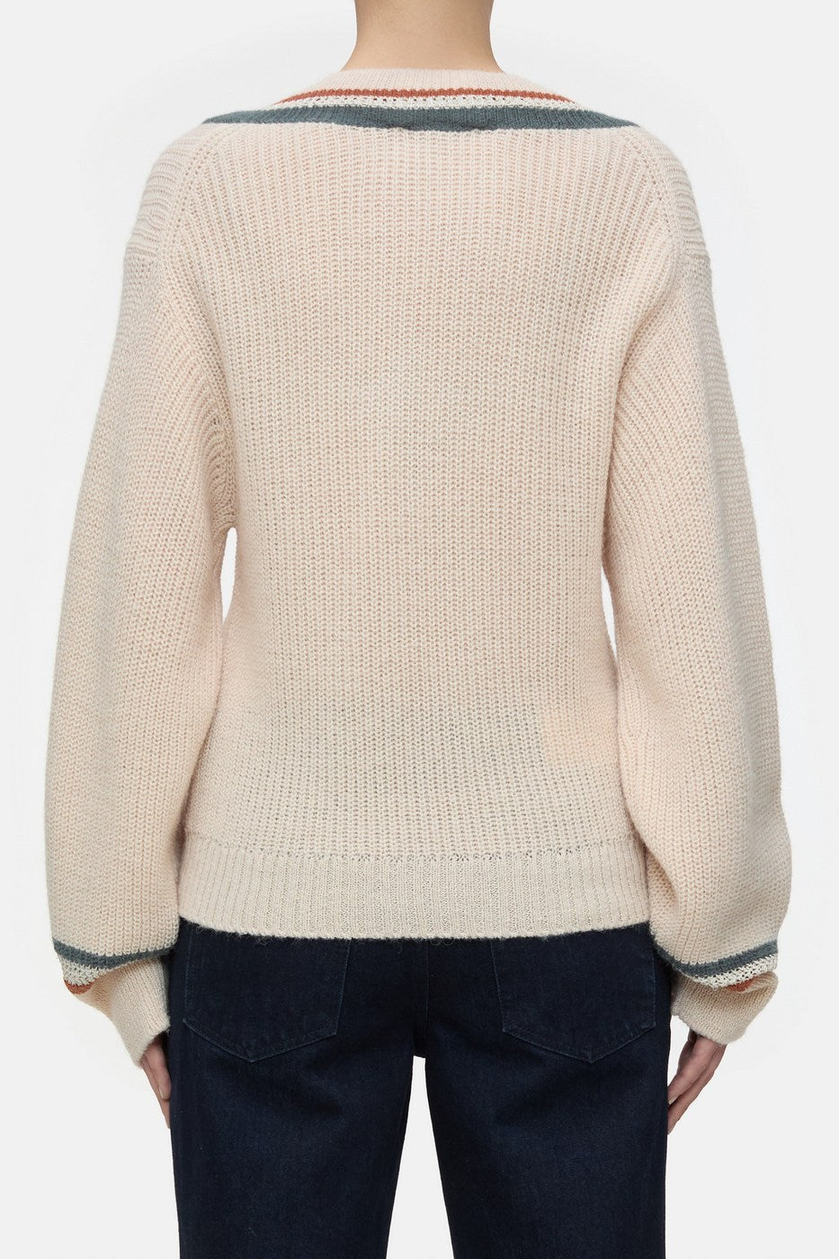 Deep V-Neck - Albicocca - Femme