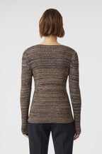 Rib Turtleneck - Blue Heather - Femme