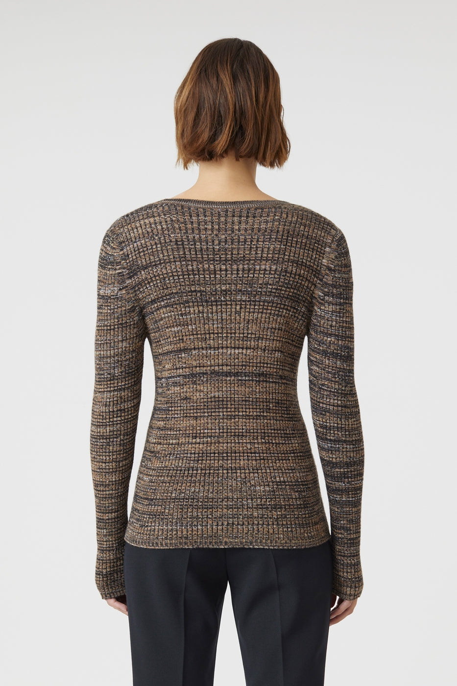 Rib Turtleneck - Blue Heather - Femme