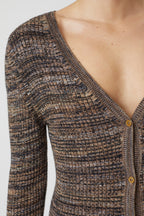 Rib Turtleneck - Blue Heather - Femme