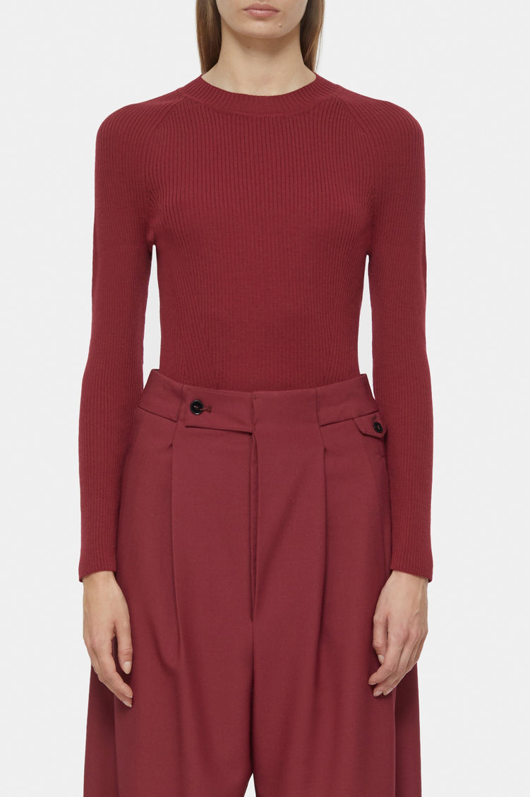 Crew Neck Long Sleeve - Jam - Femme
