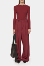 Crew Neck Long Sleeve - Jam - Femme