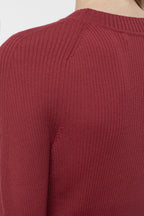 Crew Neck Long Sleeve - Jam - Femme