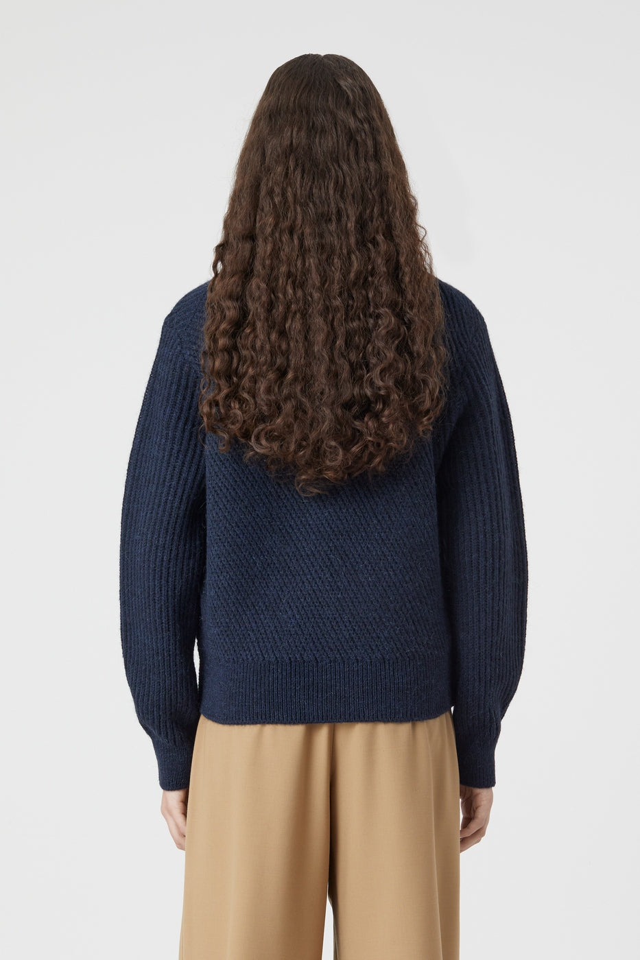Crew Neck Long Sleeve - Dark Night - Femme