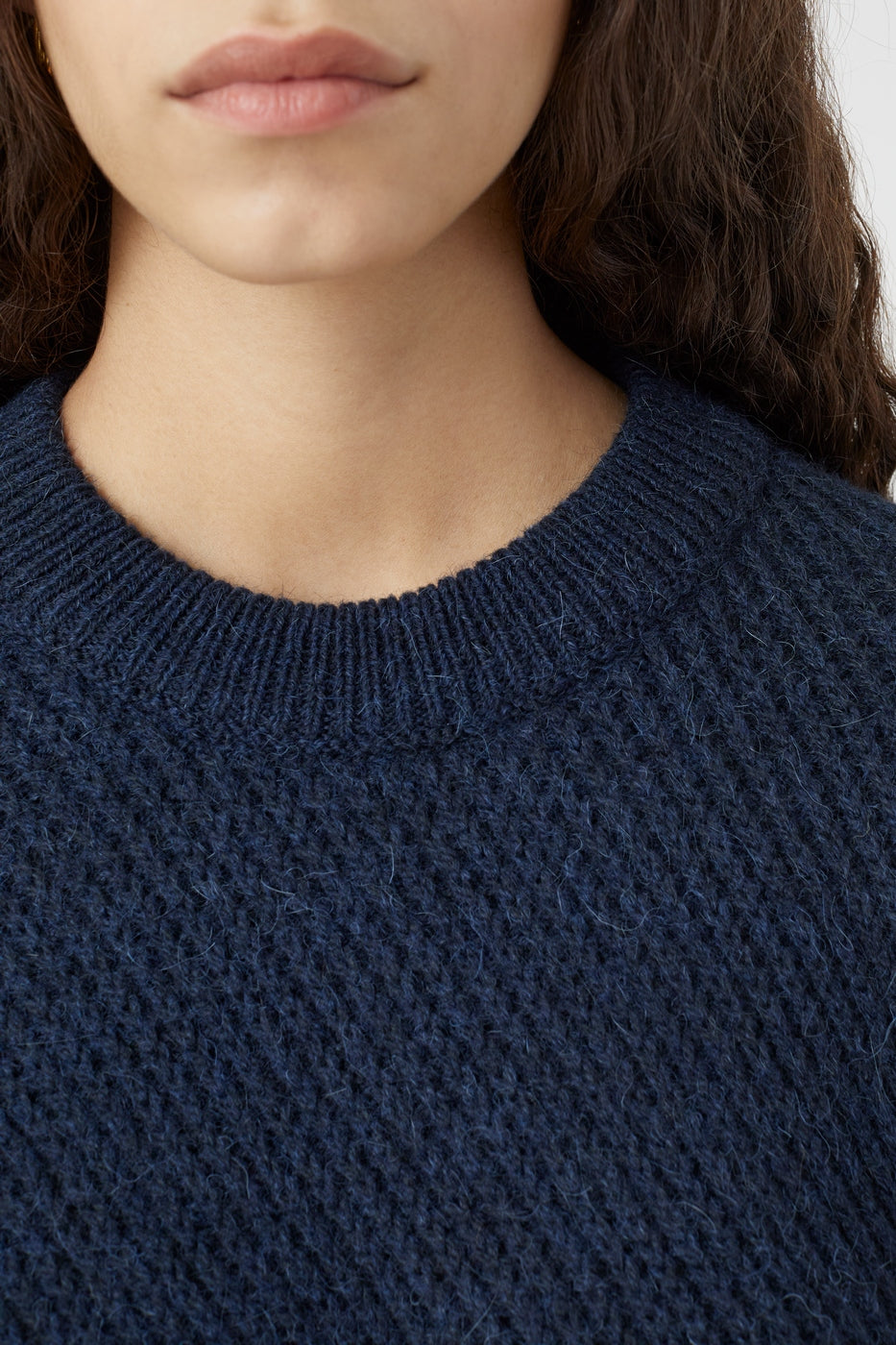 Crew Neck Long Sleeve - Dark Night - Femme