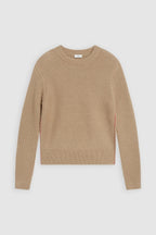 Crew Neck Long Sleeve - Brown Marble - Femme