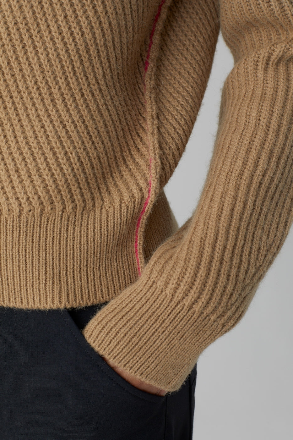 Crew Neck Long Sleeve - Brown Marble - Femme