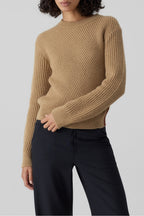 Crew Neck Long Sleeve - Brown Marble - Femme