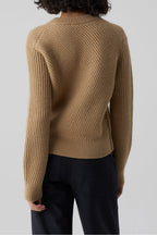 Crew Neck Long Sleeve - Brown Marble - Femme