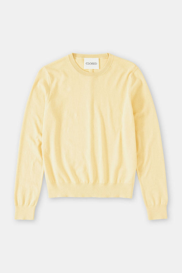 Slim Crewneck - Calamatta Yellow - Femme