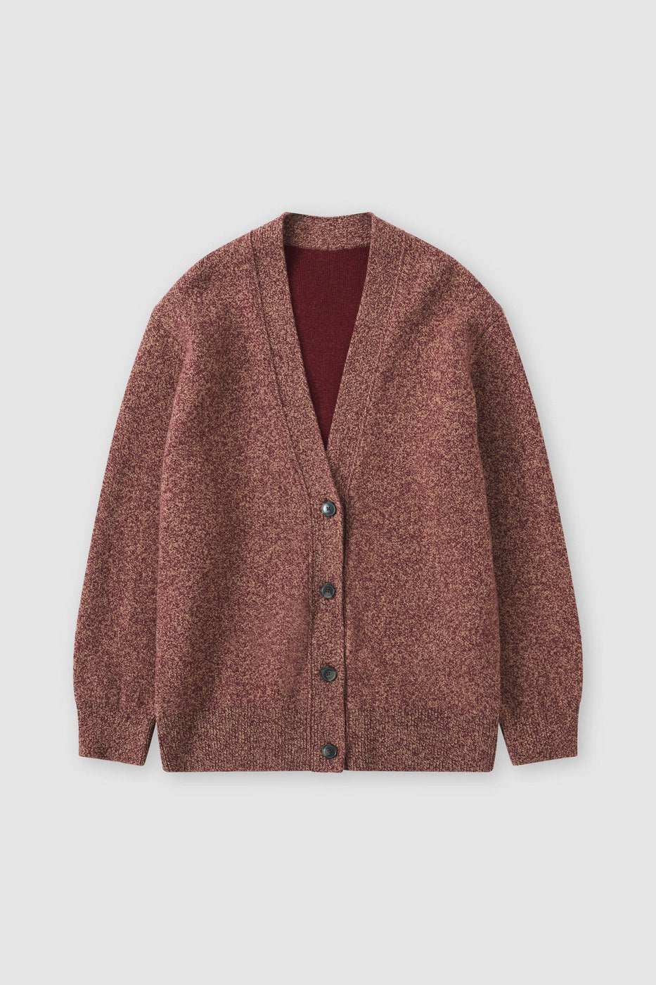 V Cardigan Long Sleeves - Jam - Femme