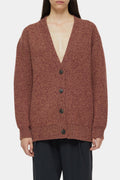 V Cardigan Long Sleeves - Jam - Femme