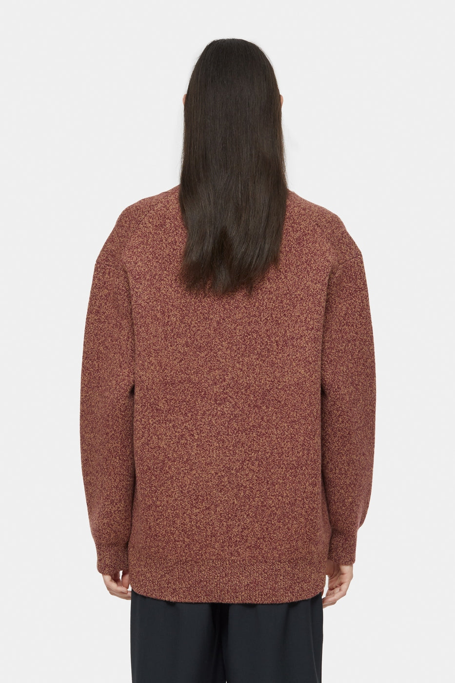 V Cardigan Long Sleeves - Jam - Femme
