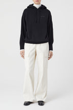 Hoody Long Sleeve - Black - Femme