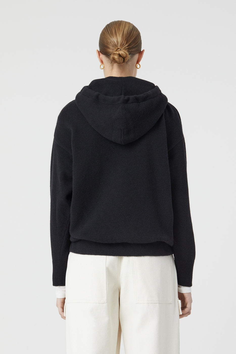 Hoody Long Sleeve - Black - Femme