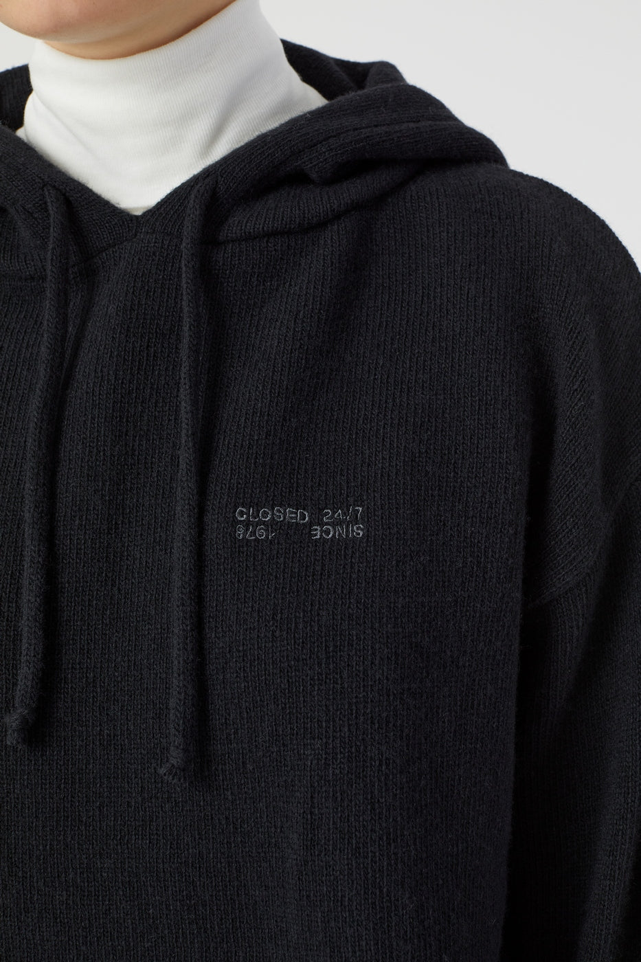 Hoody Long Sleeve - Black - Femme