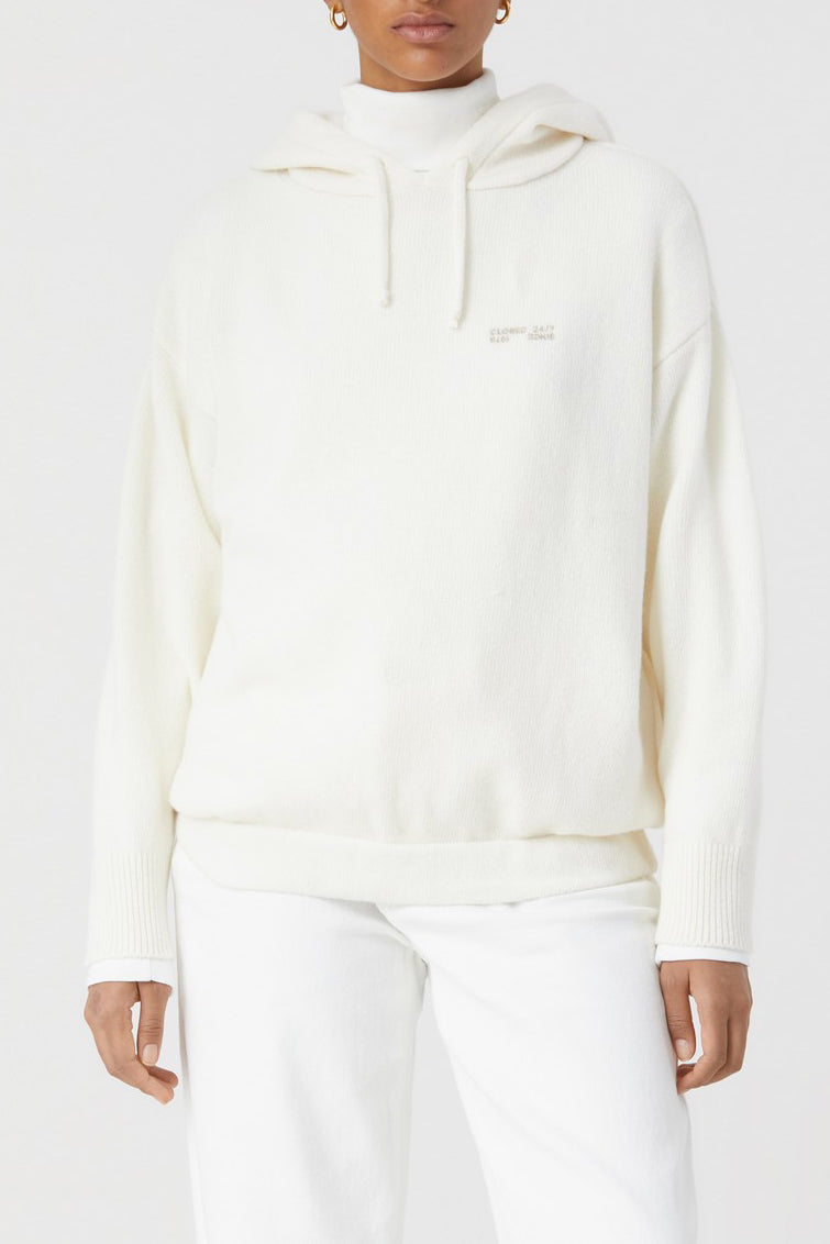 Hoody Long Sleeve - Ivory - Femme