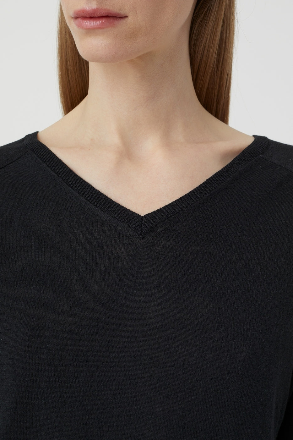 Crew Neck Short Sleeve - Black - Femme