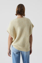 V Neck Vest - Elderflower - Femme