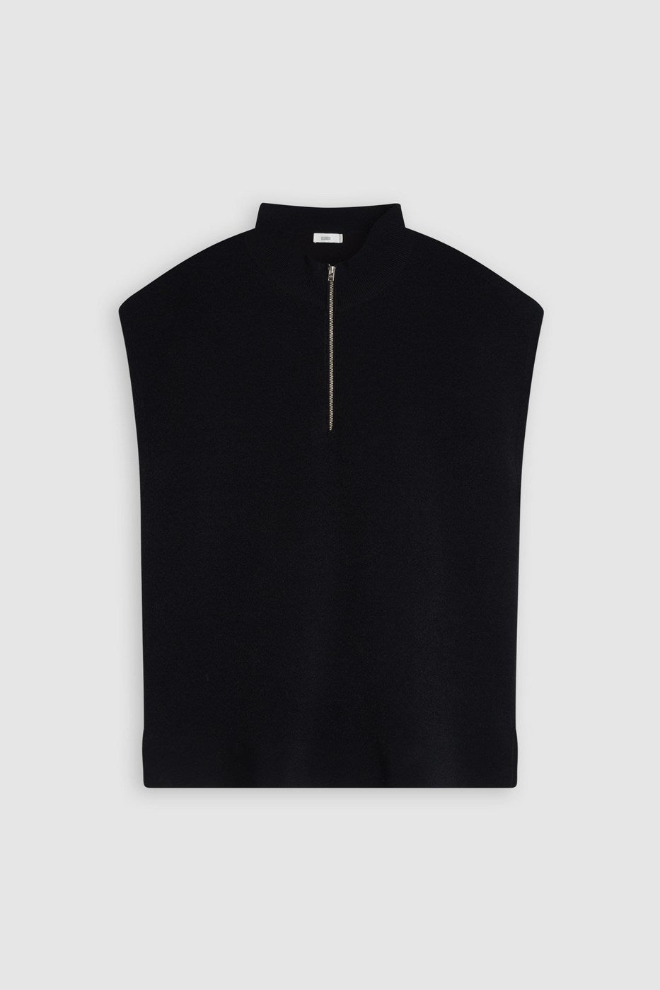 Sleeveless Halfzip - Black - Femme