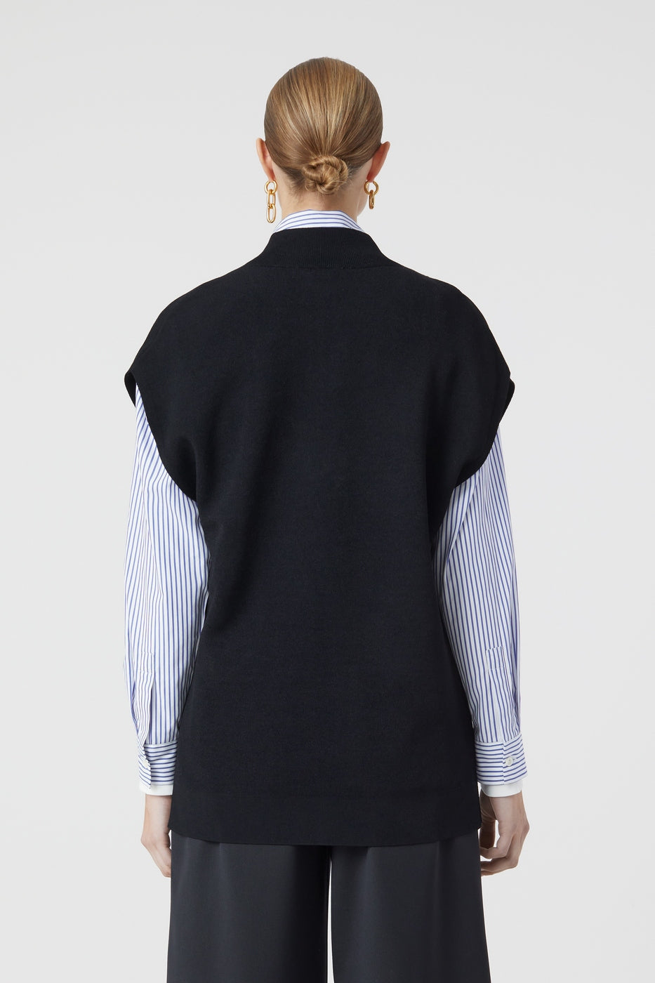 Sleeveless Halfzip - Black - Femme