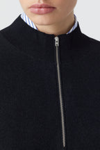 Sleeveless Halfzip - Black - Femme