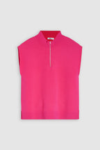 Sleeveless Halfzip - Rasperry Pink - Femme