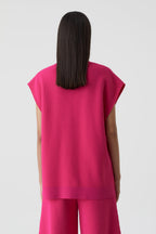 Sleeveless Halfzip - Rasperry Pink - Femme