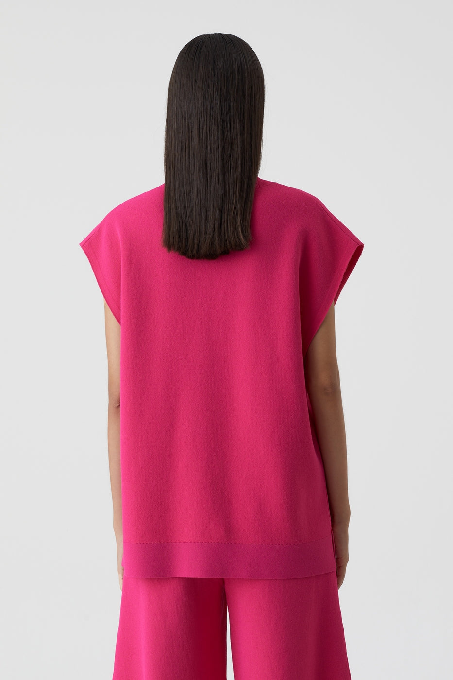 Sleeveless Halfzip - Rasperry Pink - Femme