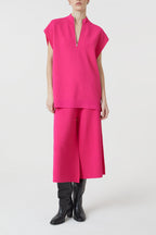Sleeveless Halfzip - Rasperry Pink - Femme